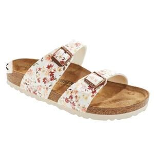 Birkenstock Sydney Sandal EU 36 Women's US-5 5.5 Flowers Millefleur Red Floral